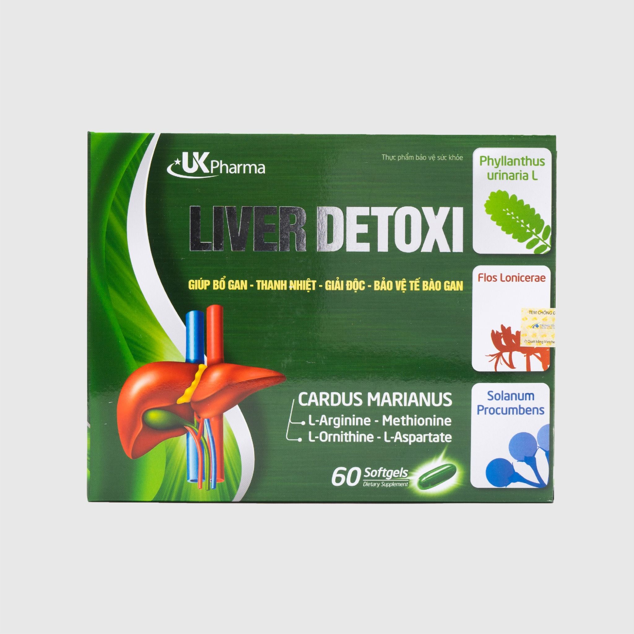  VIÊN BỔ GAN LIVER DETOXI 