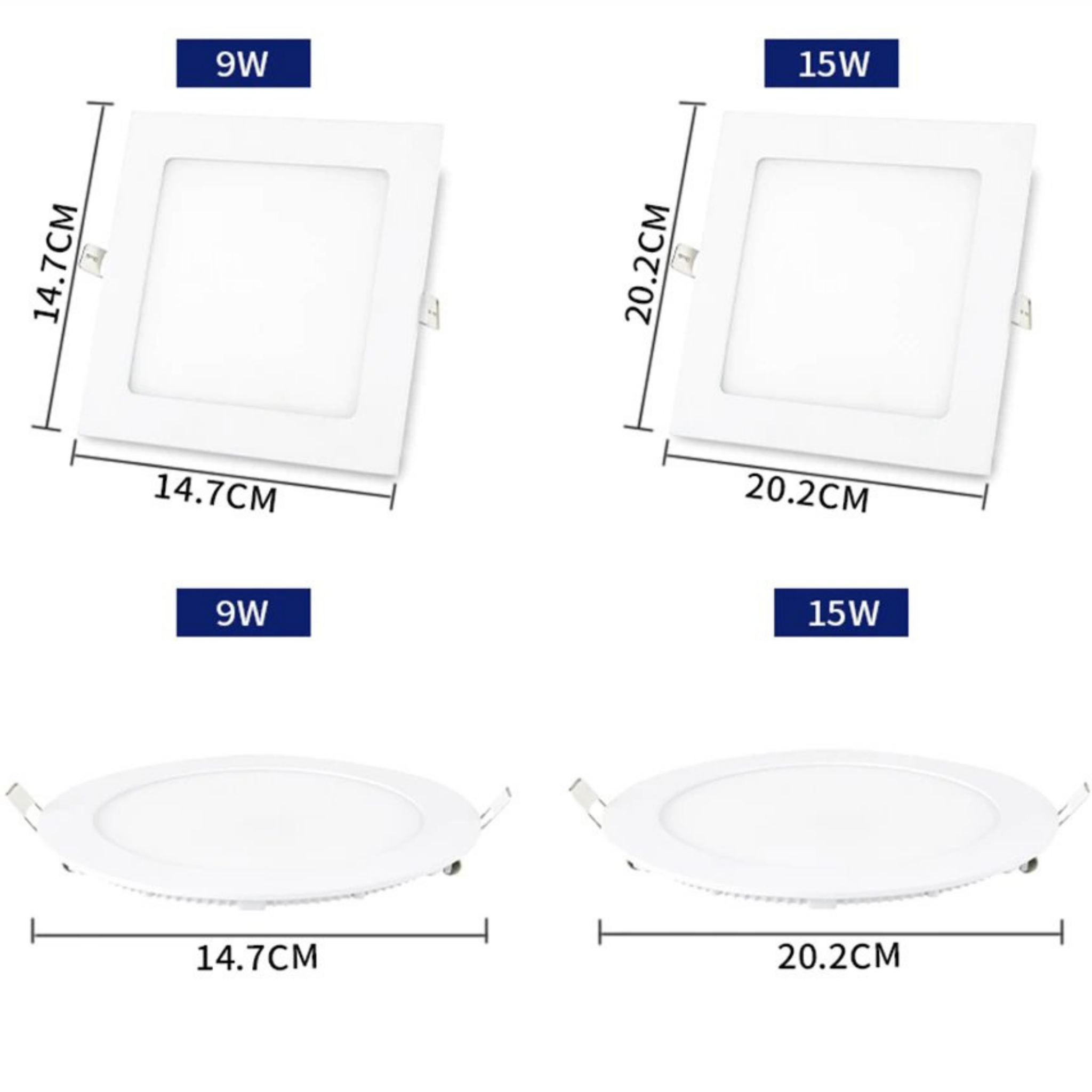 Đèn led ốp trần khung chìm (Led Slim Panel Light)