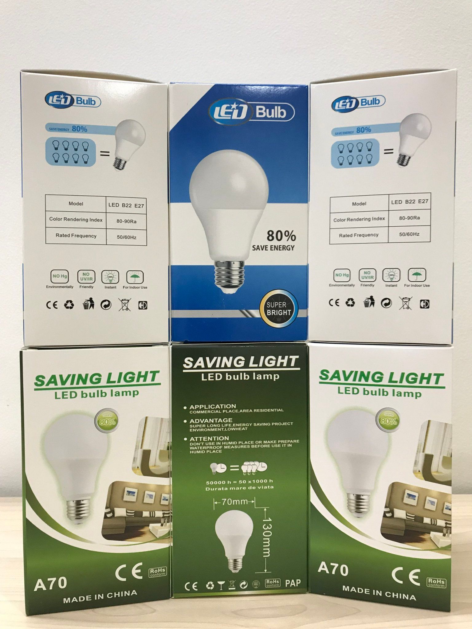 Bóng đèn led tròn (Combo 2 bóng)