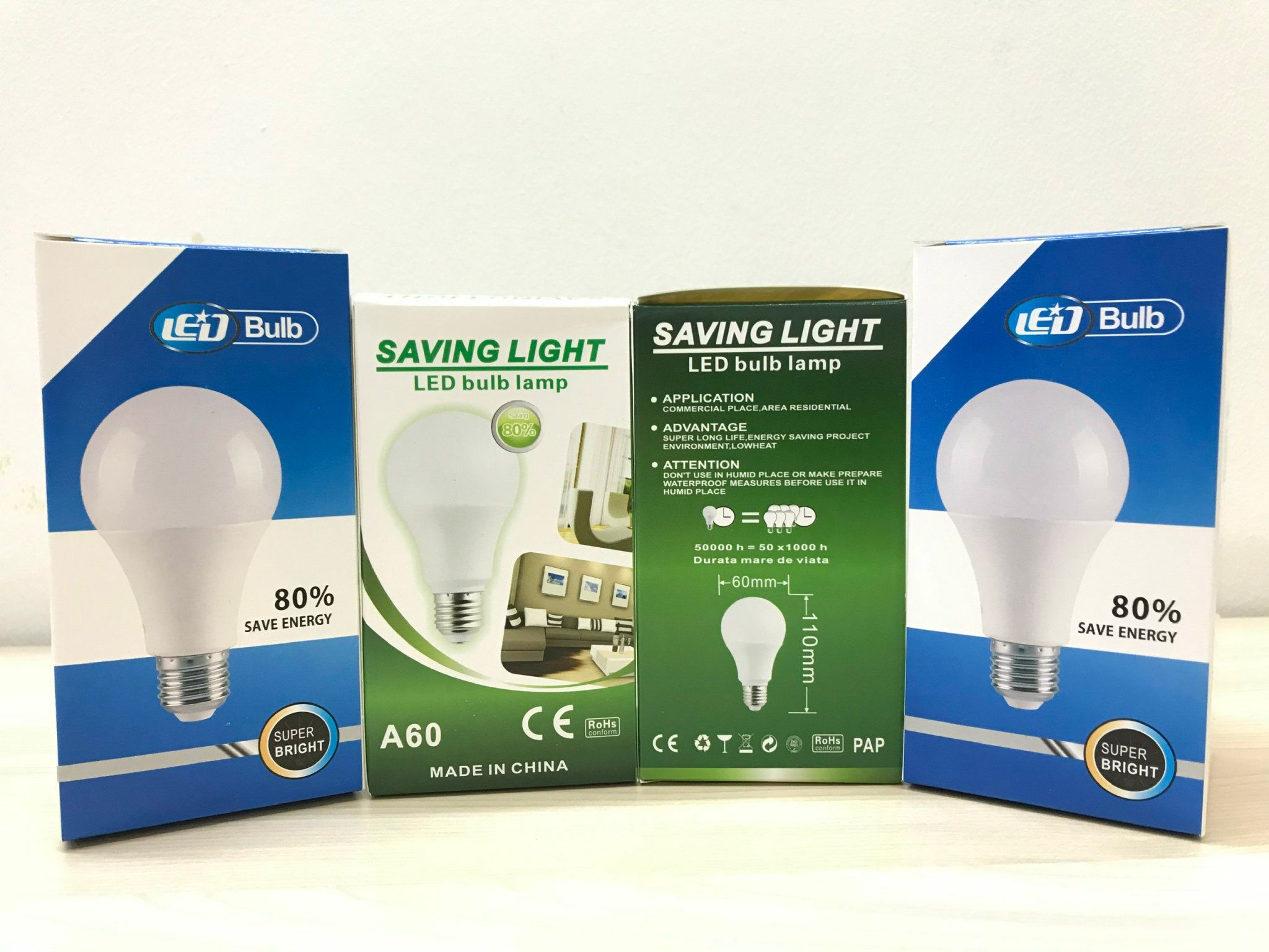Bóng đèn led tròn (Combo 2 bóng)
