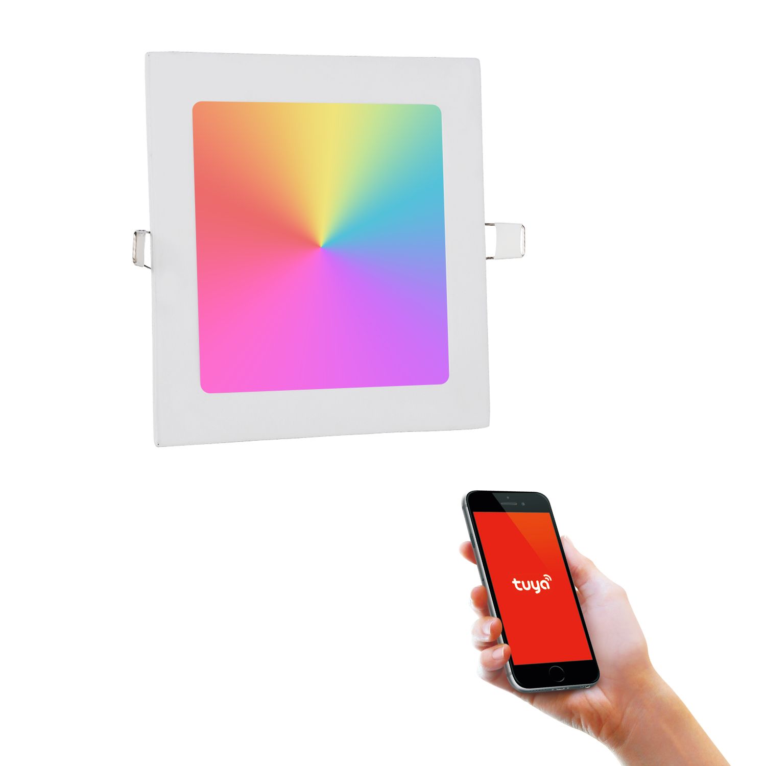 Đèn led ốp trần thông minh đổi màu (Rgb Smart Led Panel Lighting)