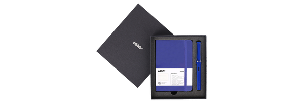 Notebook Softcover + Safari fountain pen Gift set