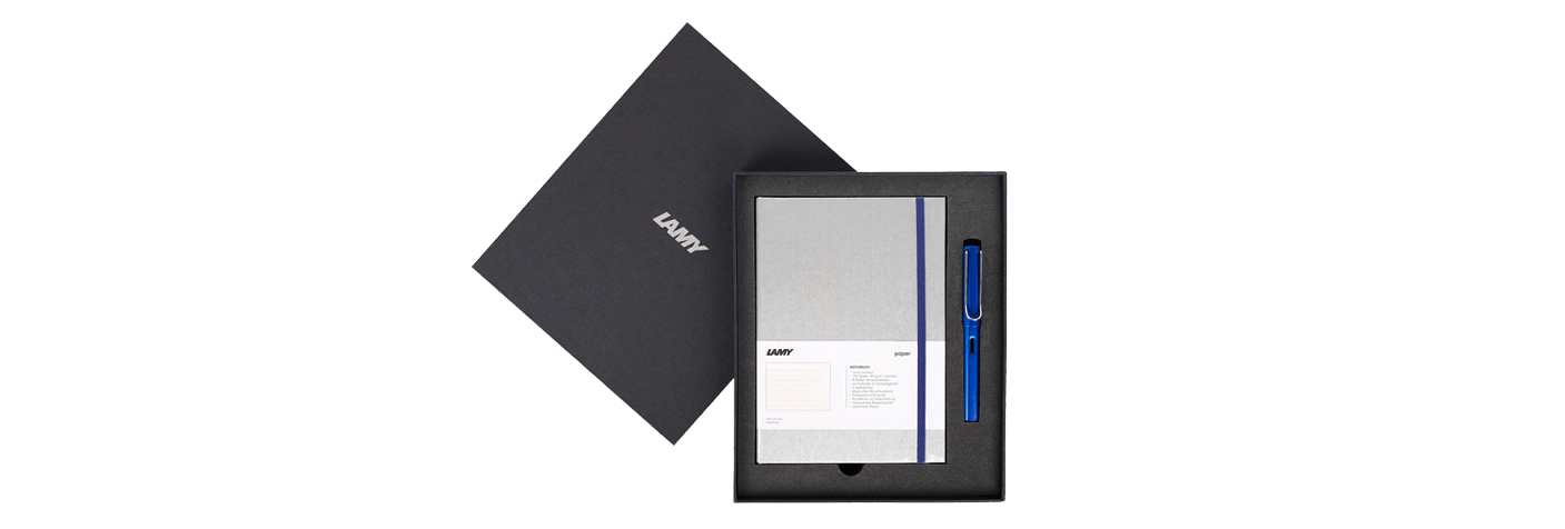  Notebook Hardcover + Al-star fountain pen gift set 