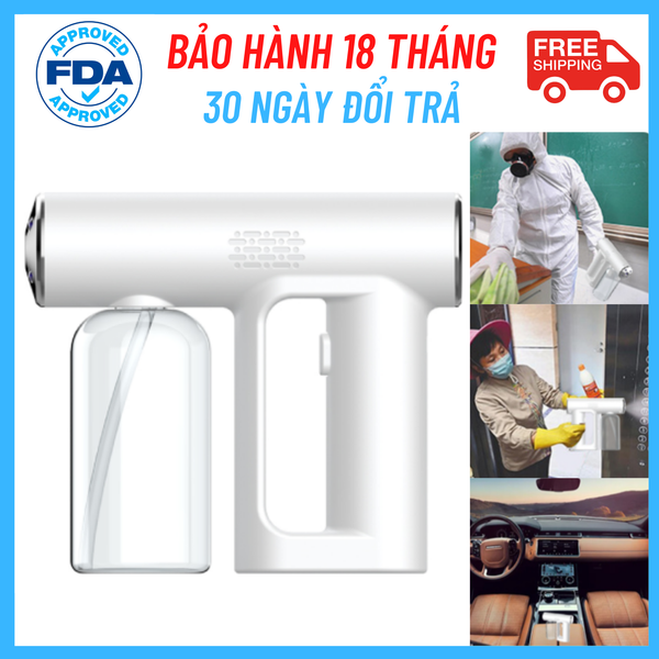 Máy phun sương khử khuẩn nano kết hợp UV diệt virus - NANO SPRAY