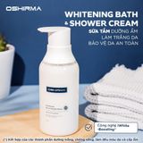  SỮA TẮM OSHIRMA WHITENING BATH & SHOWER CREAM 600ML 