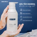  SỮA TẮM OSHIRMA WHITENING BATH & SHOWER CREAM 600ML 