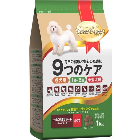  Thức Ăn Hạt Cho Chó Trưởng Thành Giống Nhỏ SmartHeart Gold Small Breed 1Kg 