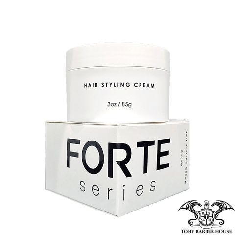 hũ fort series styling cream đặt trên hộp màu trắng chữ màu đen