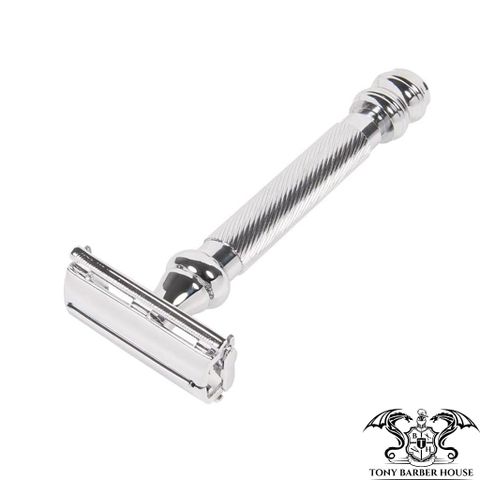 dao cạo parker 99r safety razor màu bạc