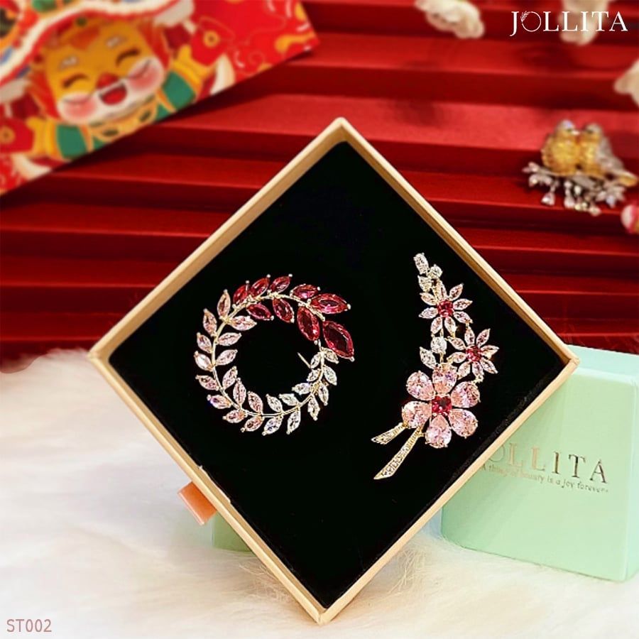 Set quà Tết 2025 trâm cài áo cao cấp sang trọng 02