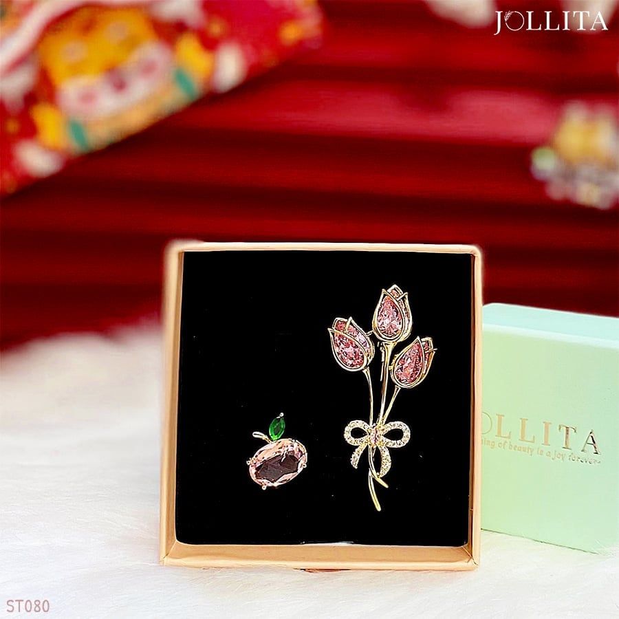 Set quà Tết 2025 trâm cài áo cao cấp sang trọng 80