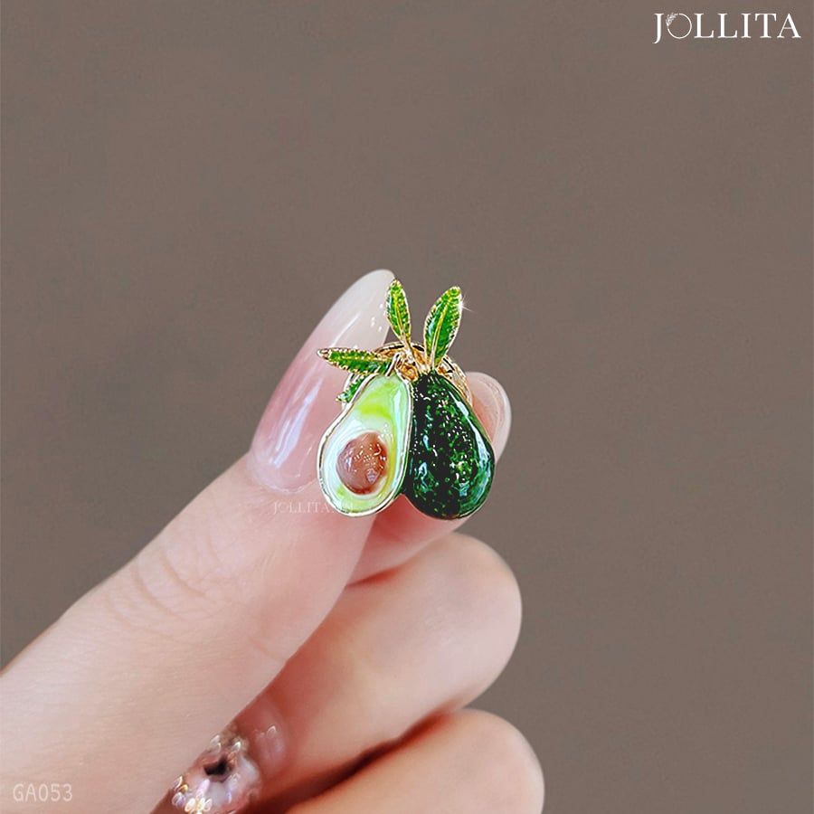 Pin cài áo quả bơ dễ thương