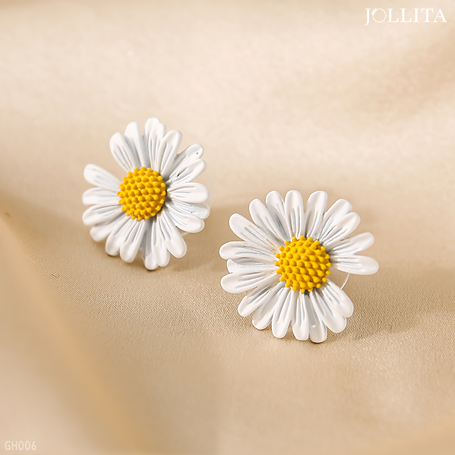 Pin cài áo hoa Daisy tinh tế