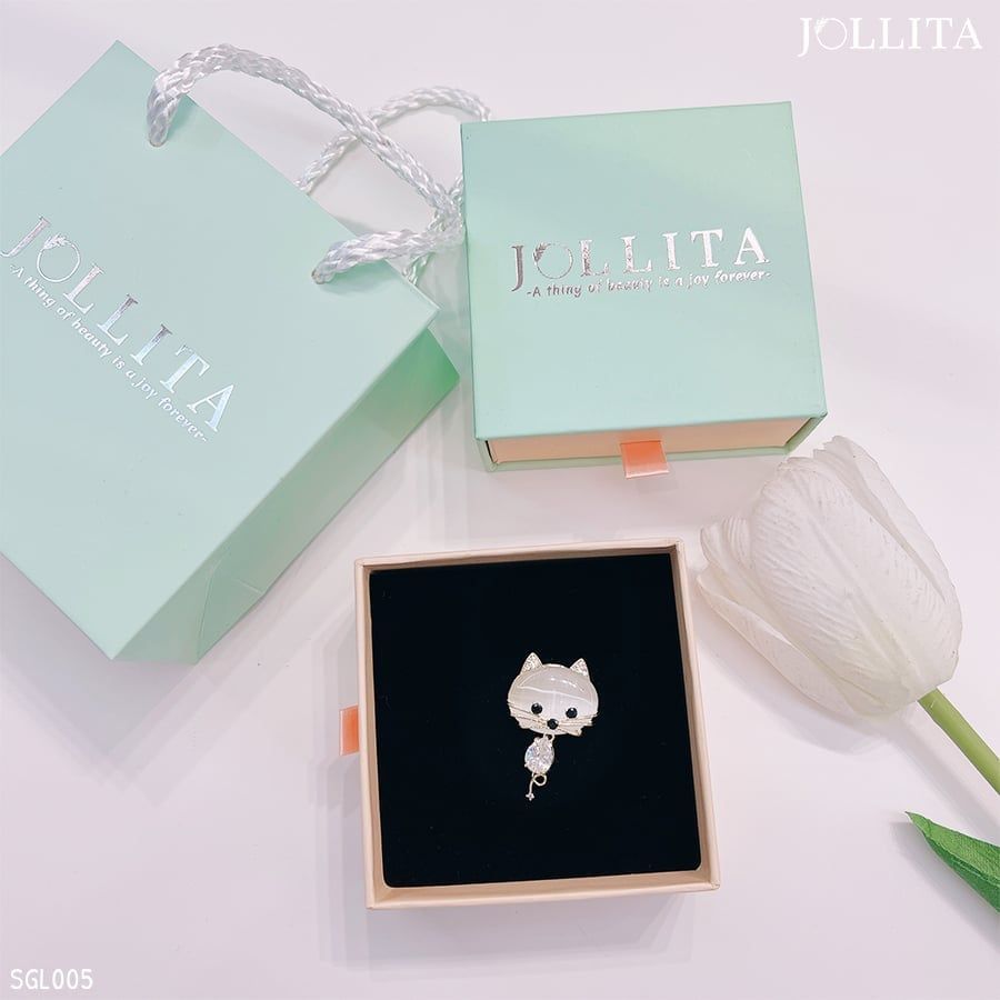 Set quà tặng 20/11 cài áo mèo kitty
