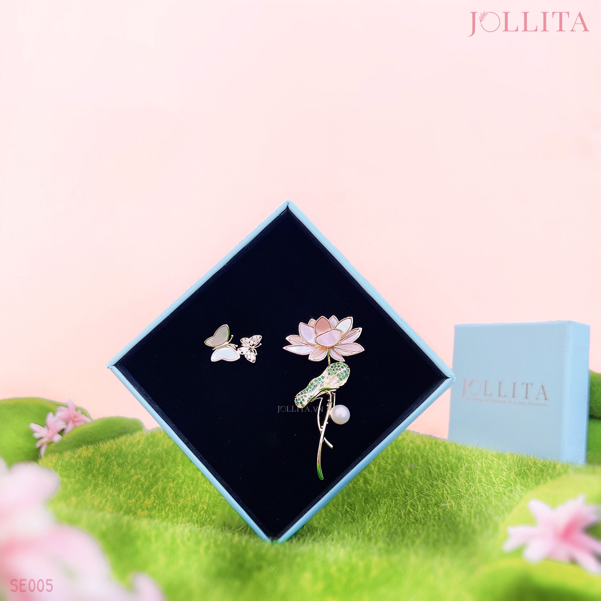 Set quà 8/3 cài áo cao cấp sang trọng 05
