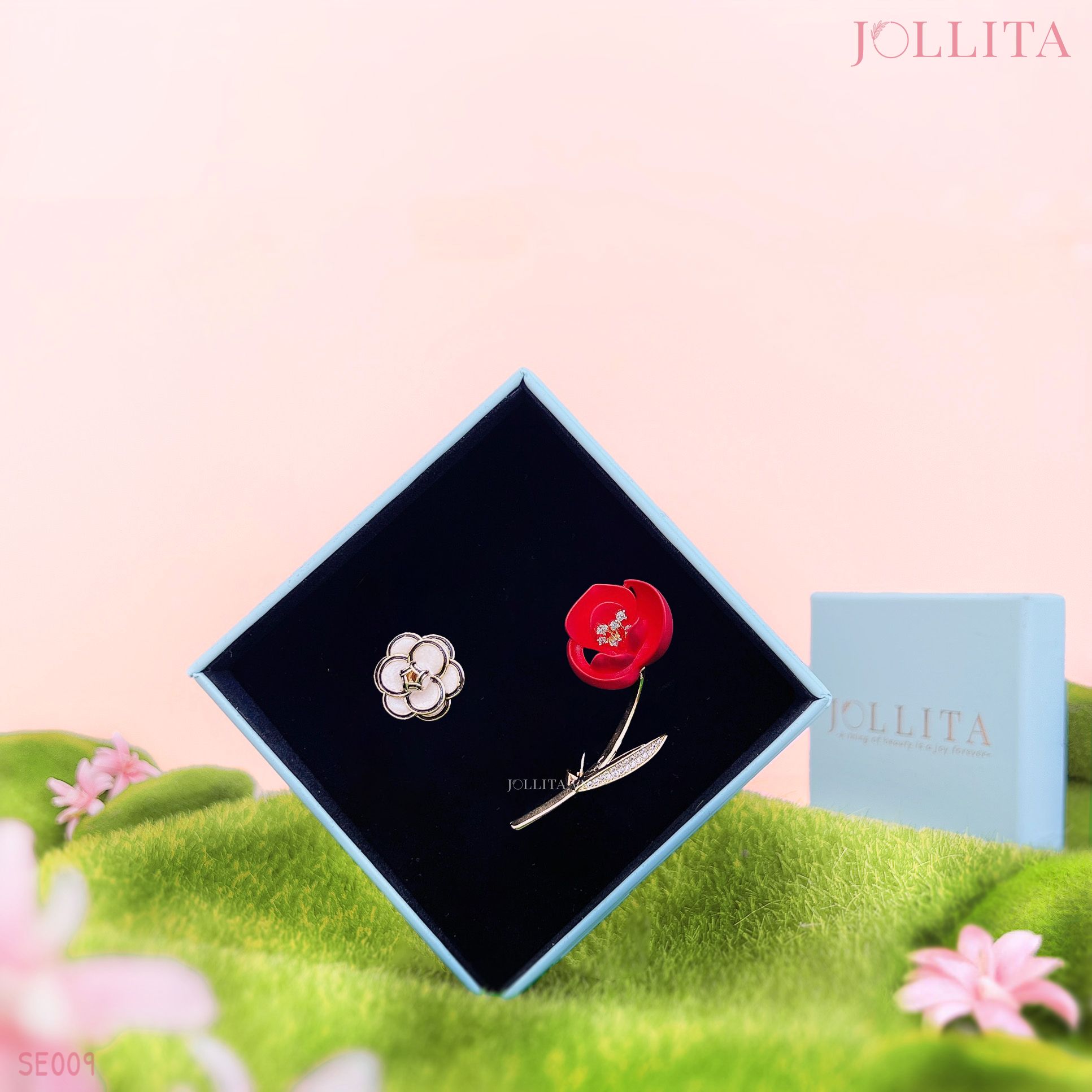 Set quà 8/3 cài áo cao cấp sang trọng 09