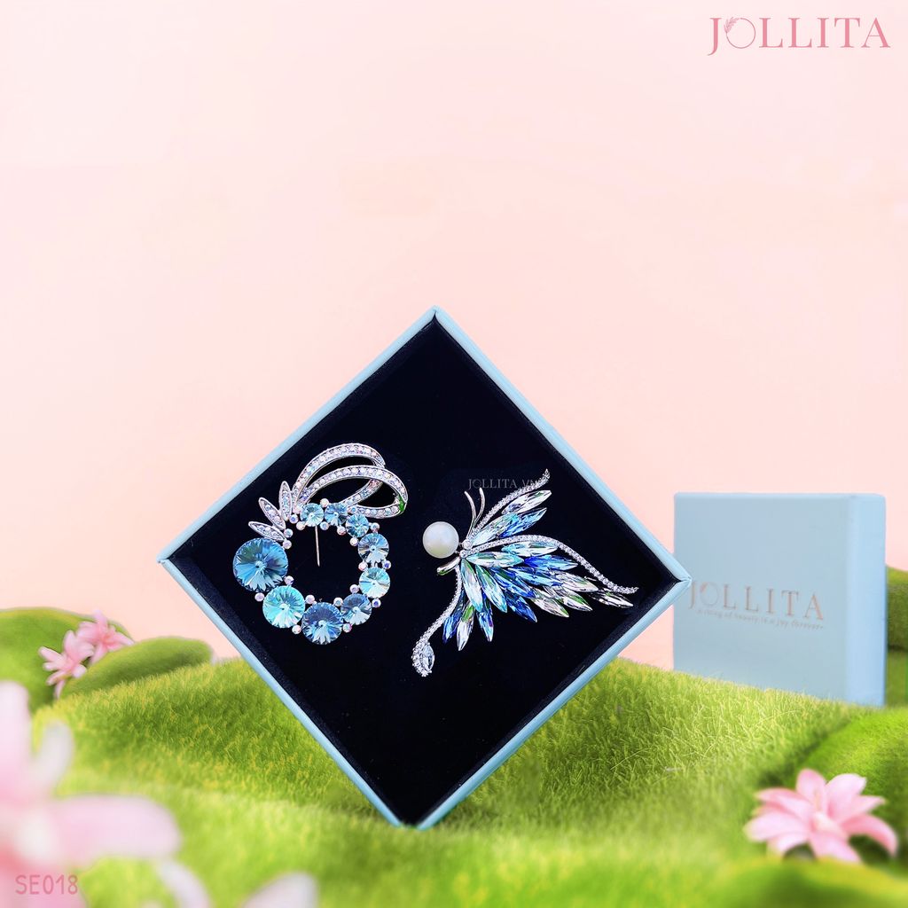 Set quà 8/3 cài áo cao cấp sang trọng 18
