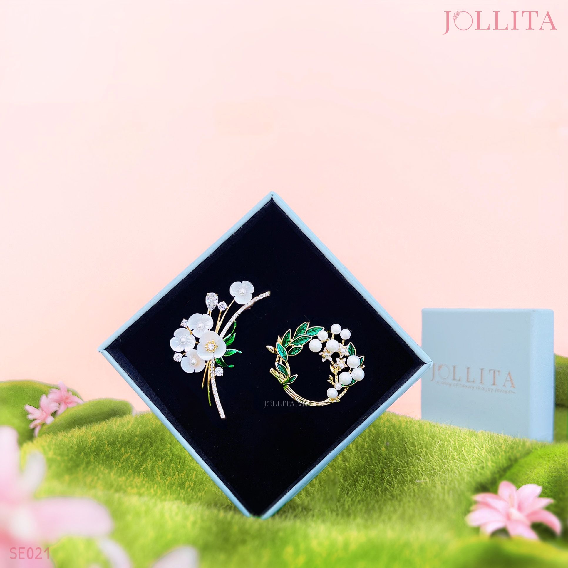 Set quà 8/3 cài áo cao cấp sang trọng 21