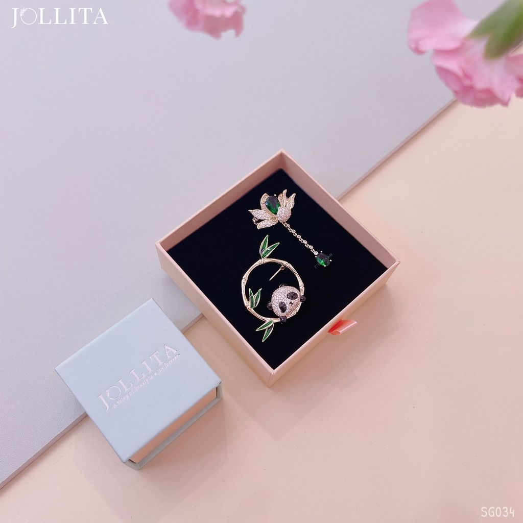 Set quà tặng 8/3 cài áo cao cấp sang trọng SG034