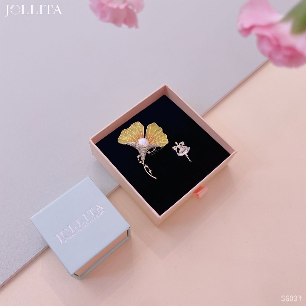 Set quà tặng 8/3 cài áo cao cấp sang trọng SG037
