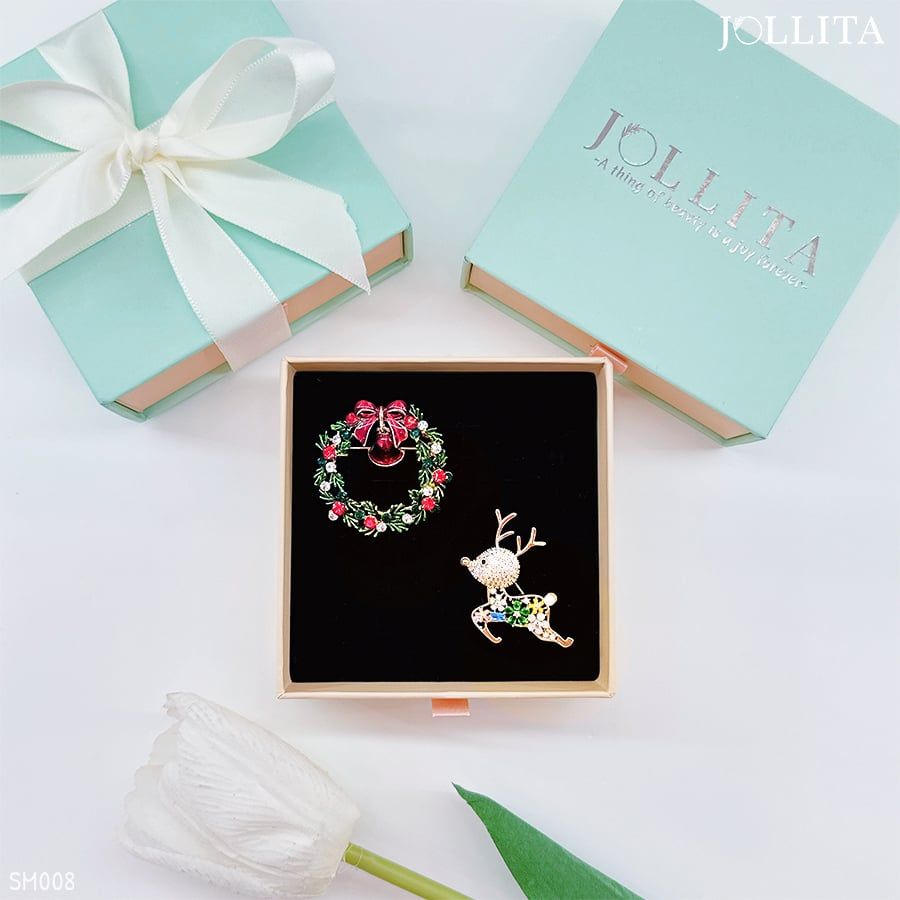 Set Quà Tặng Cài áo Noel cao cấp sang trọng 08