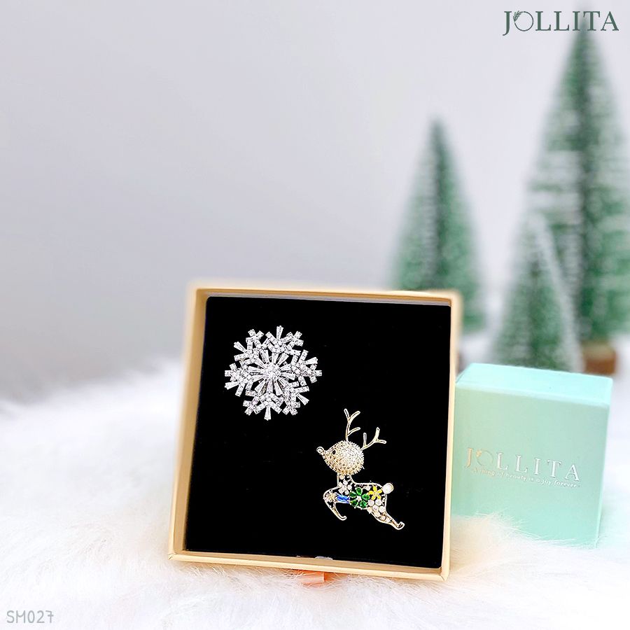Set Cài áo Noel cao cấp sang trọng 27