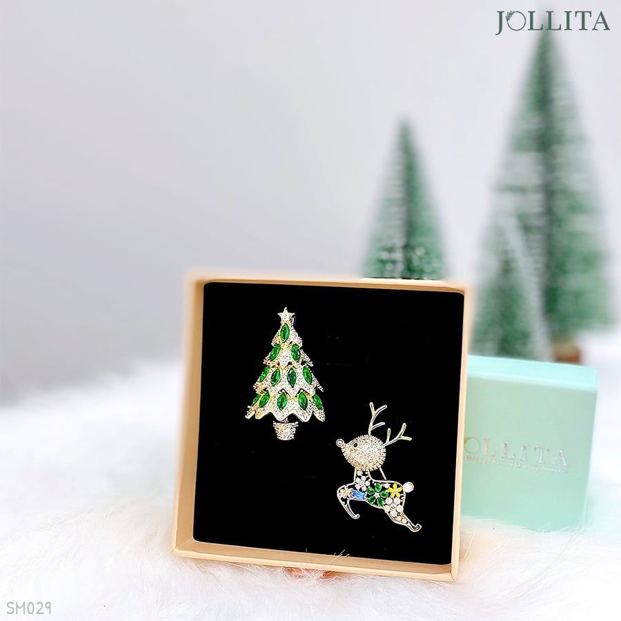 Set Cài áo Noel cao cấp sang trọng 29