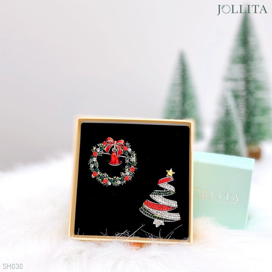Set Cài áo Noel cao cấp sang trọng 30