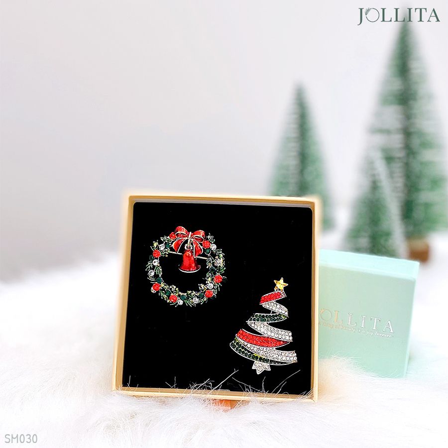 Set Cài áo Noel cao cấp sang trọng 30
