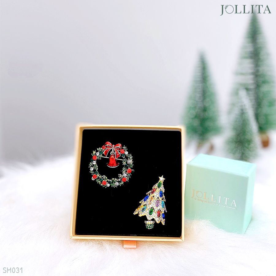 Set Cài áo Noel cao cấp sang trọng 31