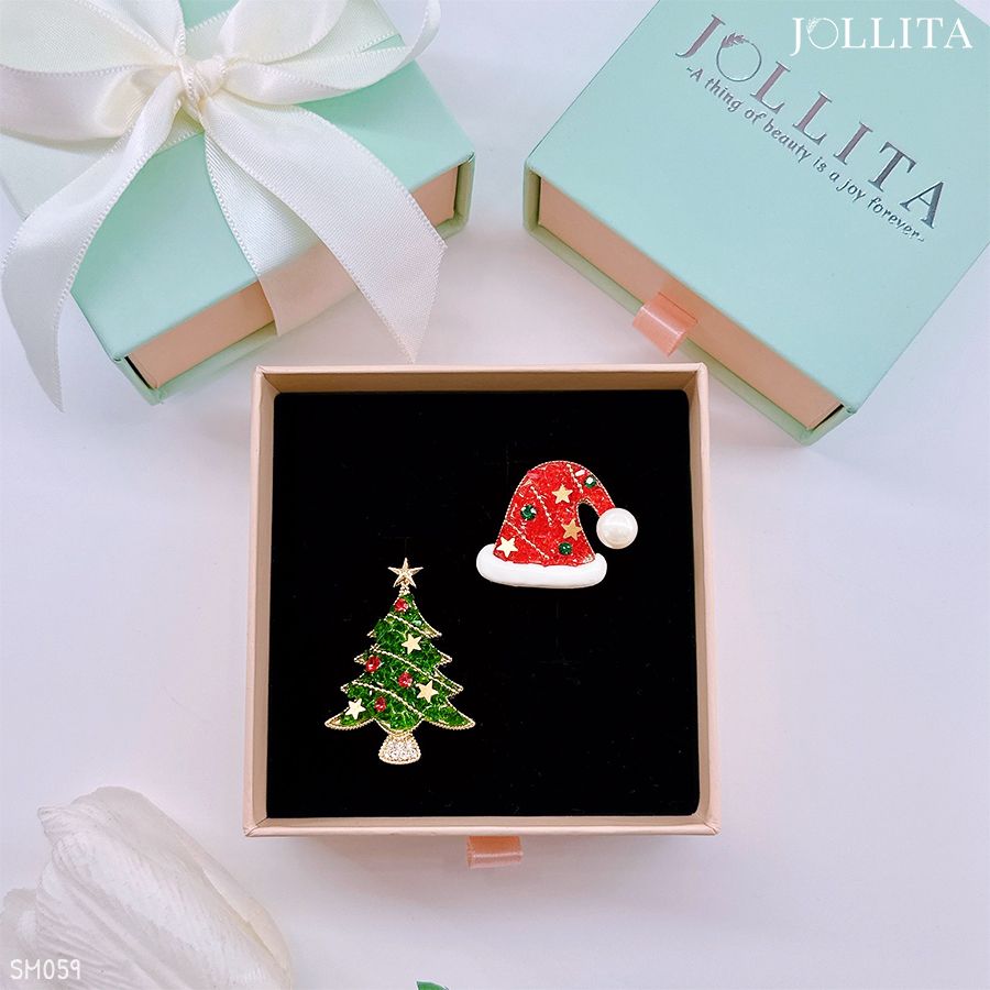 Set Cài áo Noel cao cấp sang trọng 59