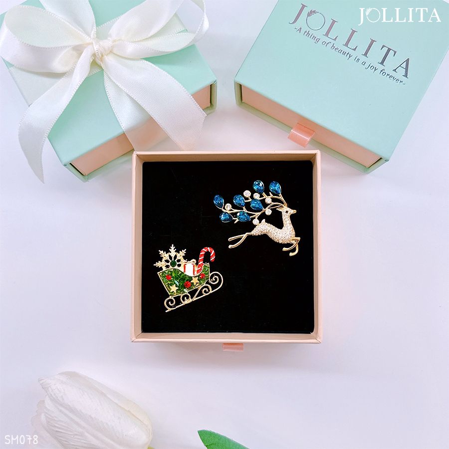 Set Cài áo Noel cao cấp sang trọng 78
