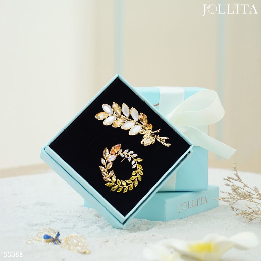 Set quà tặng 20/10 cài áo Kẹp tóc cao cấp sang trọng