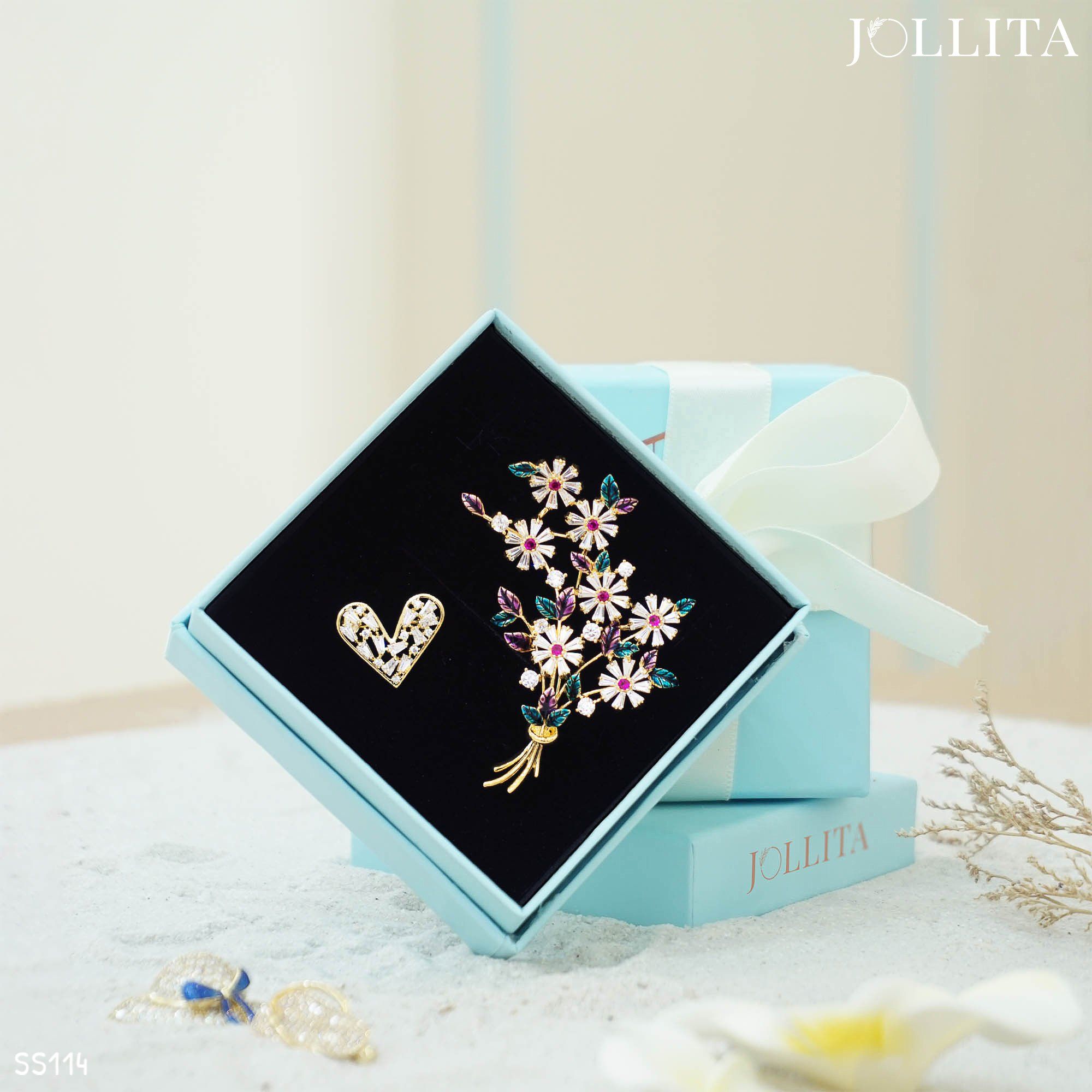 Set quà tặng 20/10 cài áo cao cấp sang trọng - 114