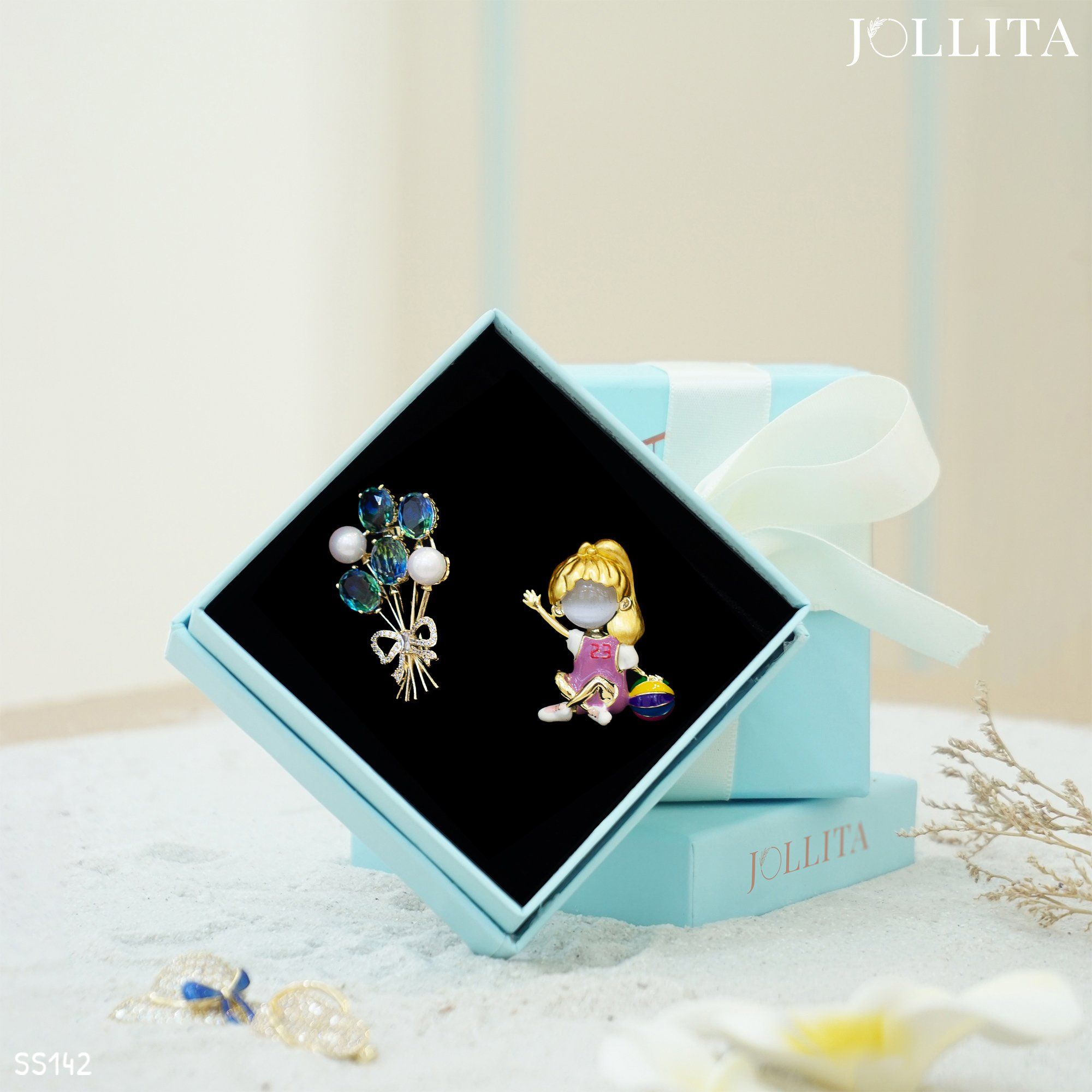 Set quà tặng 20/10 cài áo cao cấp sang trọng - 142