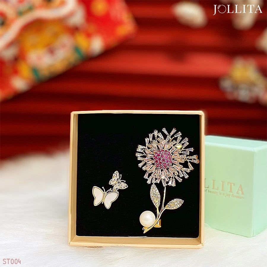 Set quà Tết 2025 trâm cài áo cao cấp sang trọng 04