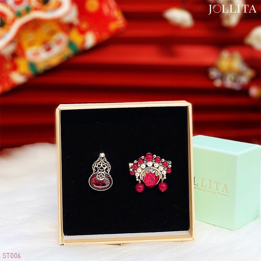 Set quà Tết 2025 trâm cài áo cao cấp sang trọng 06