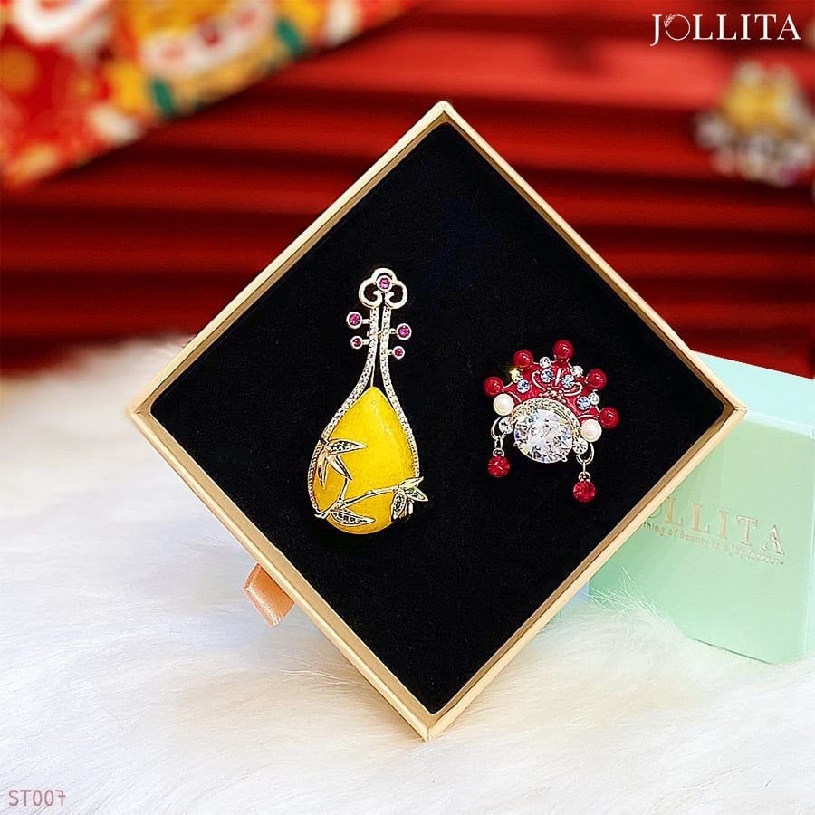 Set quà Tết 2025 trâm cài áo cao cấp sang trọng 07