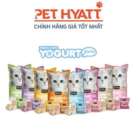  Bánh Thưởng Tan Mịn KITCAT YOGURT YUMS Cho Mèo 