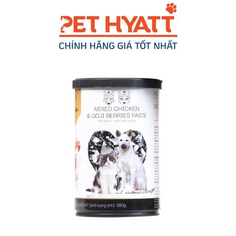  Pate Cho Chó Mèo Vị Hỗn Hợp Gà Kỷ Tử KING'S PET Mixed Chicken & Goji Berries Paste 