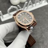 Đồng Hồ Patek Philippe Aquanaut 5068R-001 Rep 1:1 Chế Tác Vỏ Vàng Khối 18K Niềng Bezel Độ Kim Cương Thiên Nhiên Mặt Nâu Dây Cao Su