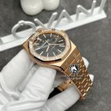 Đồng Hồ Audemars Piguet Royal Oak 15500OR.OO.1220OR.01 Rep 1:1 Chế Tác Vỏ Vàng Khối 18K Niềng Bezel Độ Kim Cương Thiên Nhiên Mặt Đen Dây Kim Loại