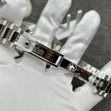 Đồng Hồ Rolex Day-Date 40mm 228239 Rep 1:1 Chế Tác Vỏ Bạc Mặt Thiên Thạch Tự Nhiên Cọc Số Kim Cương Thiên Nhiên Baguette Dây Kim Loại
