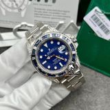 Đồng Hồ Rolex Submariner 116659SABR Rep 1:1 Chế Tác Vỏ Bạch Kim PT950 Niềng Bezel Đính Ruby Xanh Mặt Xanh Dây Kim Loại