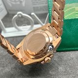 Đồng Hồ Rolex Yacht-Master 126655 Rep 1:1 Chế Tác Vỏ Vàng Khối 18K Niềng Bezel Đính Ruby Xanh Và Hồng Mặt Số Độ Kim Cương Thiên Nhiên Dây Kim Loại