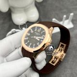 Đồng Hồ Patek Philippe Aquanaut 5167R-001 Rep 1:1 Chế Tác Vỏ Vàng Khối 18K Mặt Nâu Dây Cao Su