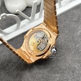 Đồng Hồ Patek Philippe Nautilus 5723/1R-010 Rep 1:1 Chế Tác Vỏ Vàng Khối 18K Niềng Bezel Đính Kim Cương Thiên Nhiên Mặt Nâu Dây Kim Loại