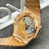 Đồng Hồ Patek Philippe Nautilus 5711R-001 Rep 1:1 Chế Tác Vỏ Vàng Khối 18K Mặt Nâu Dây Kim Loại