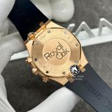 Đồng Hồ Audemars Piguet Royal Oak Chronograph 26331OR.OO.D821CR.01 Rep 1:1 Chế Tác Vỏ Vàng Khối 18K Mặt Đen Dây Da