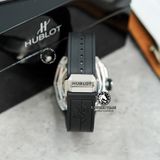 Đồng Hồ Hublot Spirit Of Big Bang Sang Bleu 42mm Rep 1:1 Chế Tác Vỏ Bạc Mặt Đen Dây Cao Su 648.NX.0107.RX.MXM23